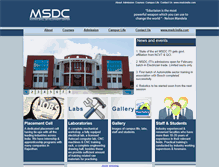 Tablet Screenshot of msdcindia.com